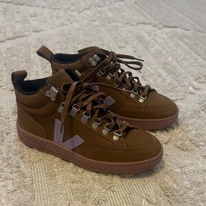 Veja Brown and Purple Sneakers- NEW